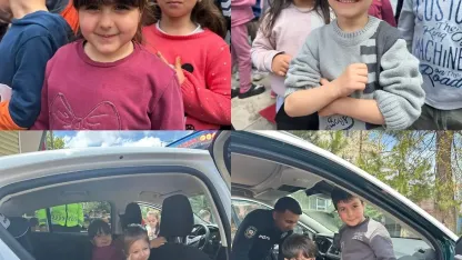 Tomarza’da minik öğrencilere trafik eğitimi