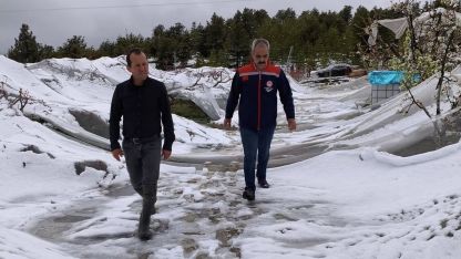 Toroslar’da yağışın ardından hasar tespit çalışmaları başladı