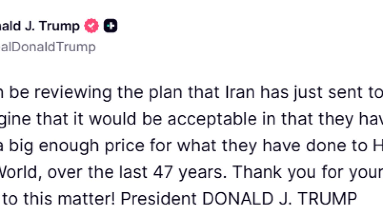 Trump’tan İran’ın son teklifiyle ilgili açıklama: "Kabul edilebilir olacağını düşünemiyorum"