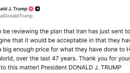 Trump’tan İran’ın son teklifiyle ilgili açıklama: "Kabul edilebilir olacağını düşünemiyorum"