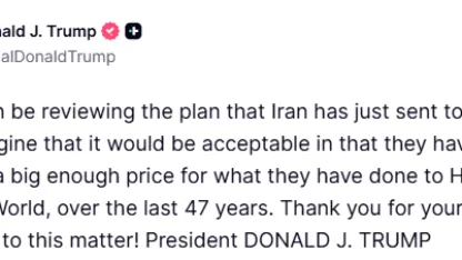 Trump’tan İran’ın son teklifiyle ilgili açıklama: "Kabul edilebilir olacağını düşünemiyorum"