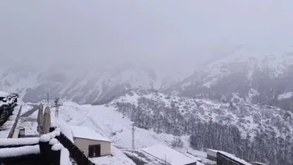 Tunceli’ye bahar ortasında kar sürprizi