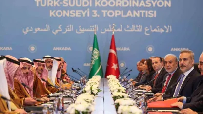 Türk-Suudi Koordinasyon Konseyi Üçüncü Toplantısı Ankara’da gerçekleşti