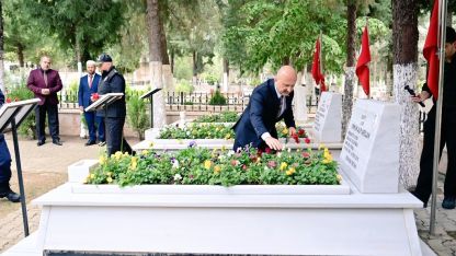 Vali Varol, şehitleri unutmadı