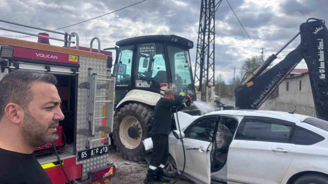 Van’da trafik kazası: 1 yaralı