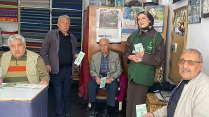 Yeşilay Kars’tan esnafa ziyaret: Bağımlılıkla mücadelede farkındalık artıyor