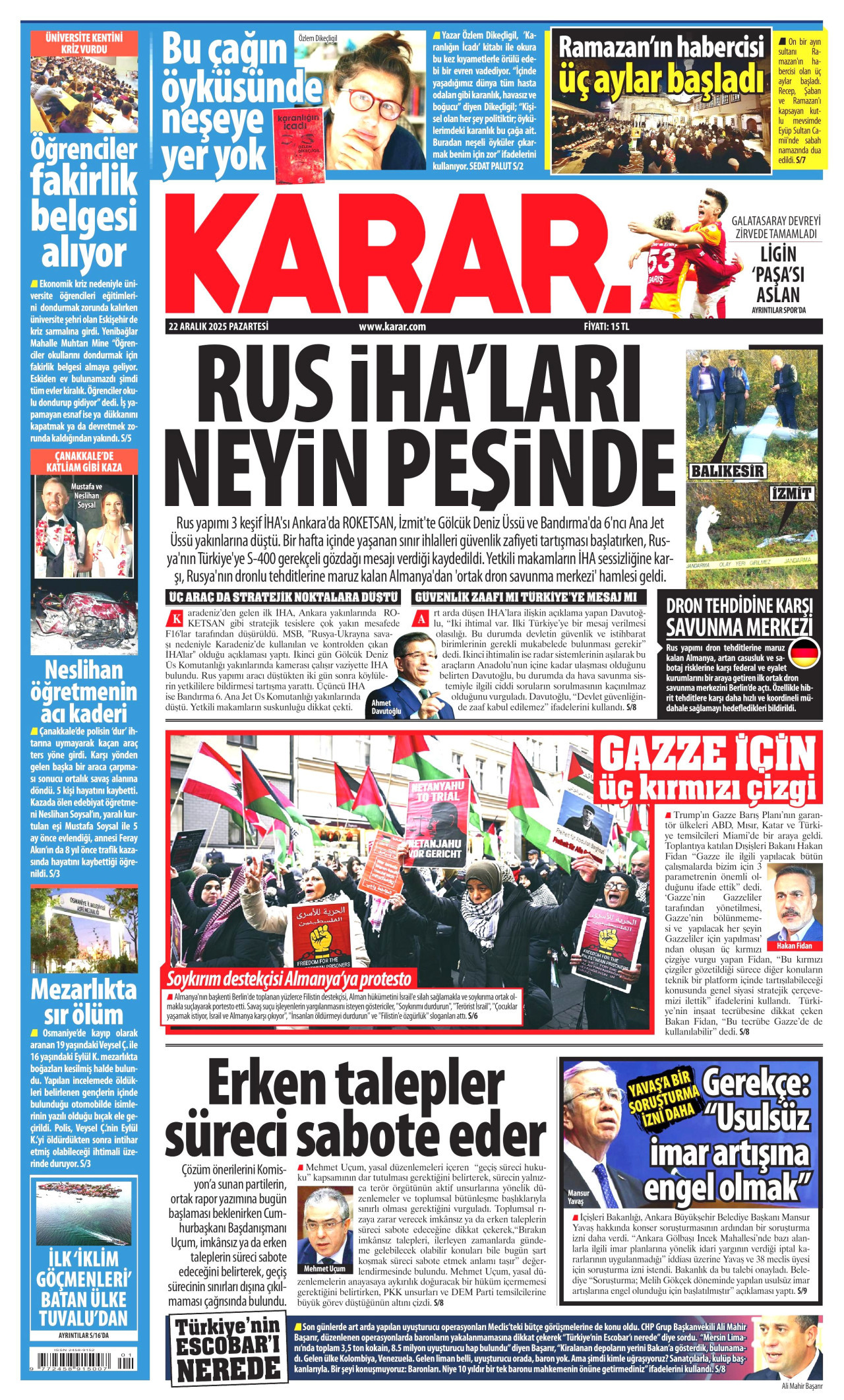 KARAR Gazete Manşeti