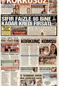 KORKUSUZ Gazete Manşeti