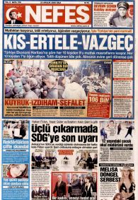 NEFES Gazete Manşeti