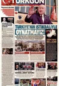 Türkgün Gazetesi Gazete Manşeti