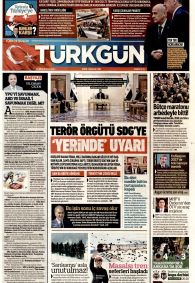 TÜRKGÜN Gazete Manşeti