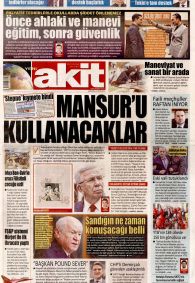 Yeni Akit Gazetesi Gazete Manşeti