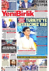 Yeni Birlik Gazetesi Gazete Manşeti