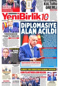 Yeni Birlik Gazete Manşeti